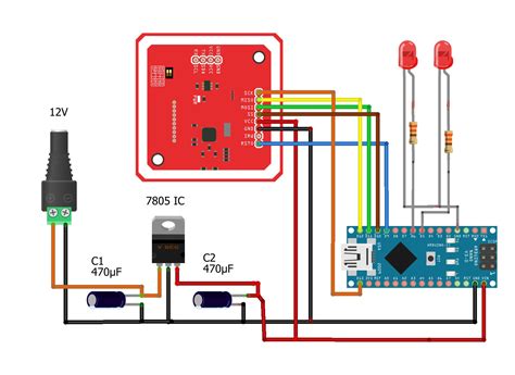 pn532 nfc precise rfid ic card reader module wiring diagram|pn532 arduino.